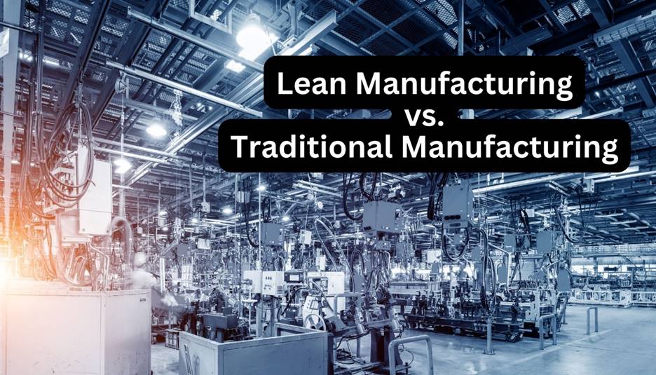 traditional vs Lean manufacturing: image of a factory